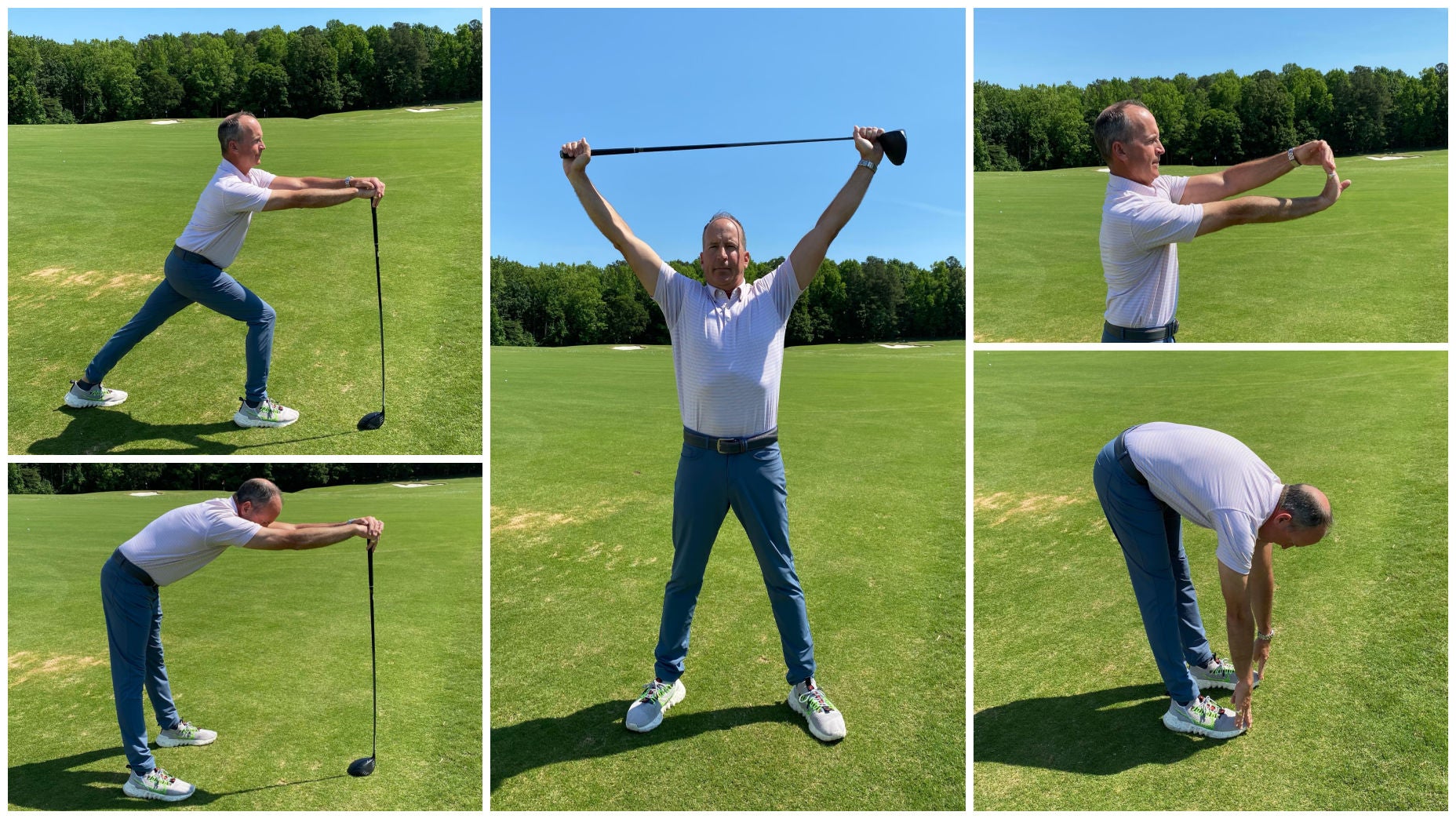 Golf stretches: The 5 best pre-round exercises to do before you tee off