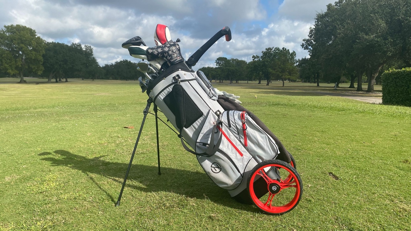 Zero Friction Wheel Pro Pushcart Bag Review | Golf Monthly